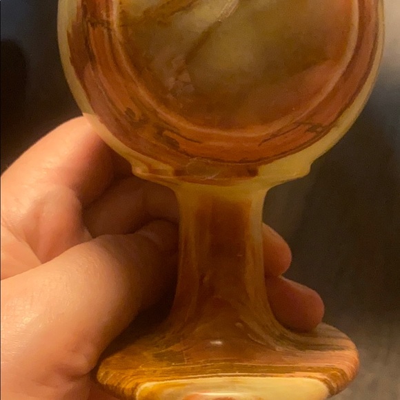 Agate? Marble? Onyx? Goblets 💛 - Picture 5 of 9